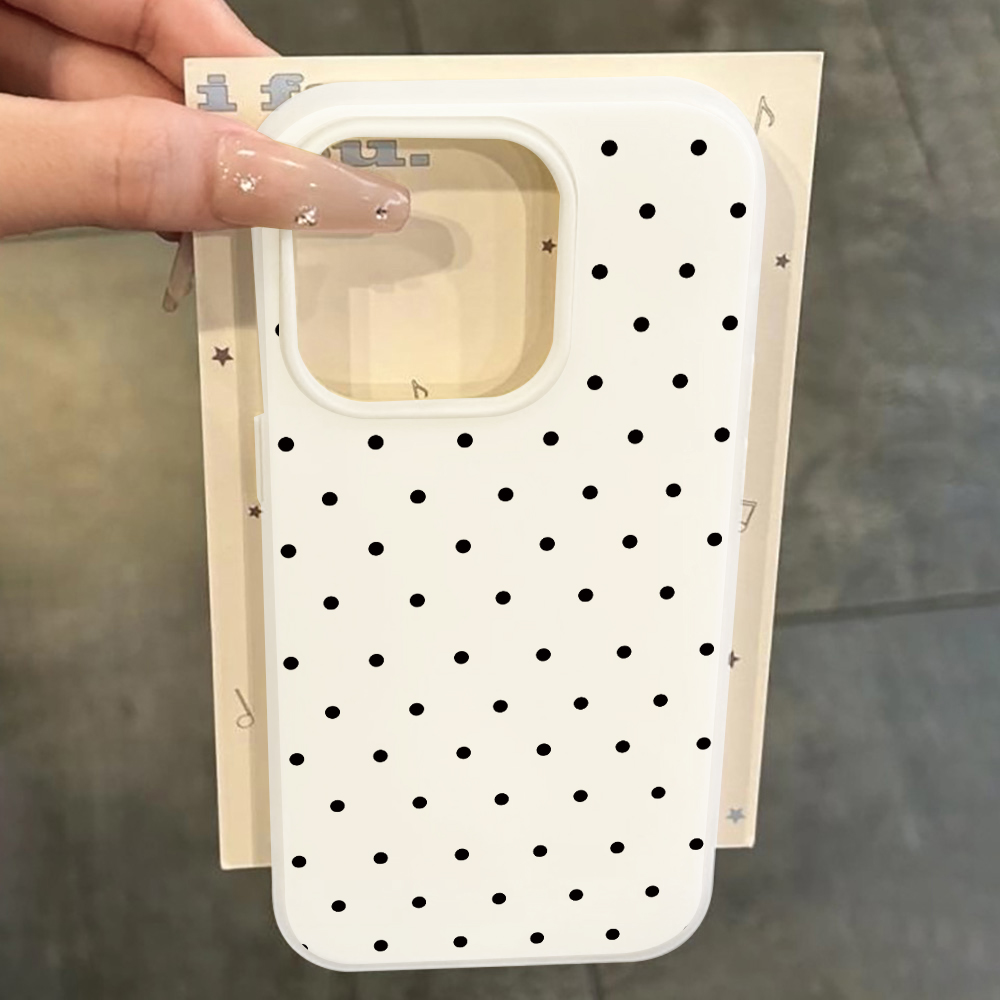Tablet And Accessories Case - 미니멀리스트 폴카 도트 방진 삼성 갤럭시
