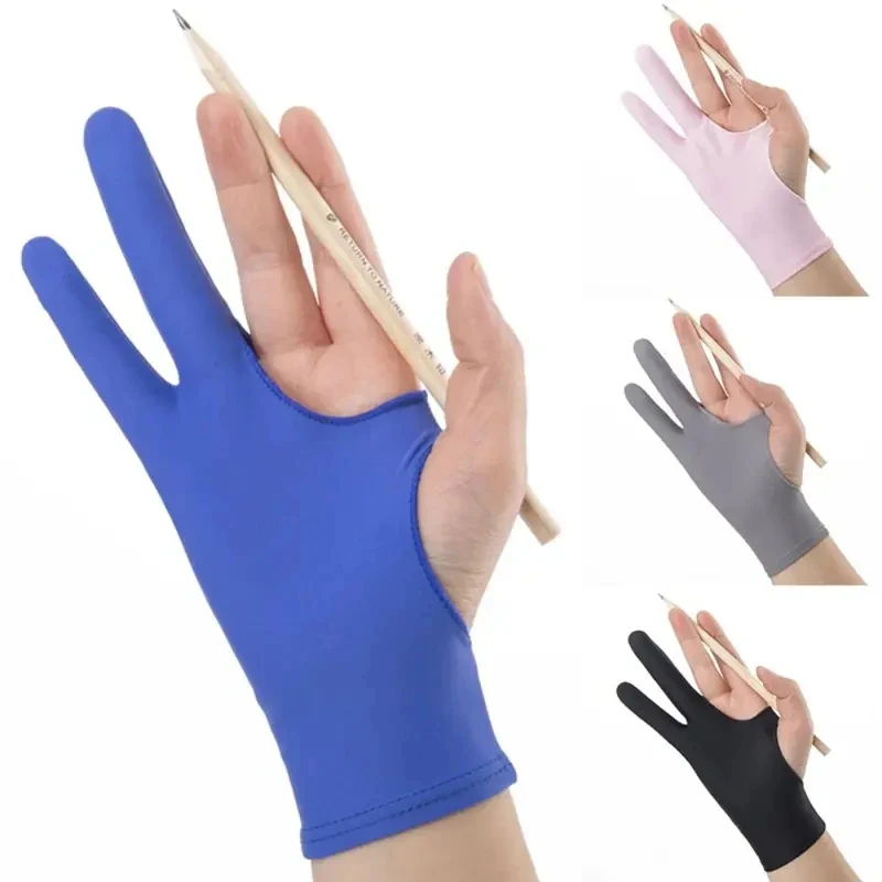 Drawing Glove Artist - 1/3pcs 스타일러스 블랙 블루 그레이 방오