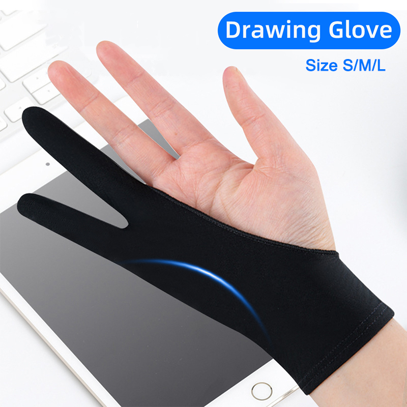 Drawing Glove Artist - 두 손가락 그리기 장갑 팜 안티