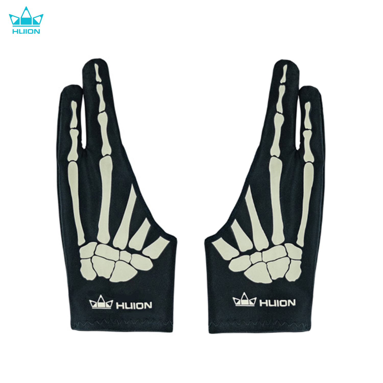 Drawing Glove Artist - Huion 스켈레톤 장갑 두 손가락 방오