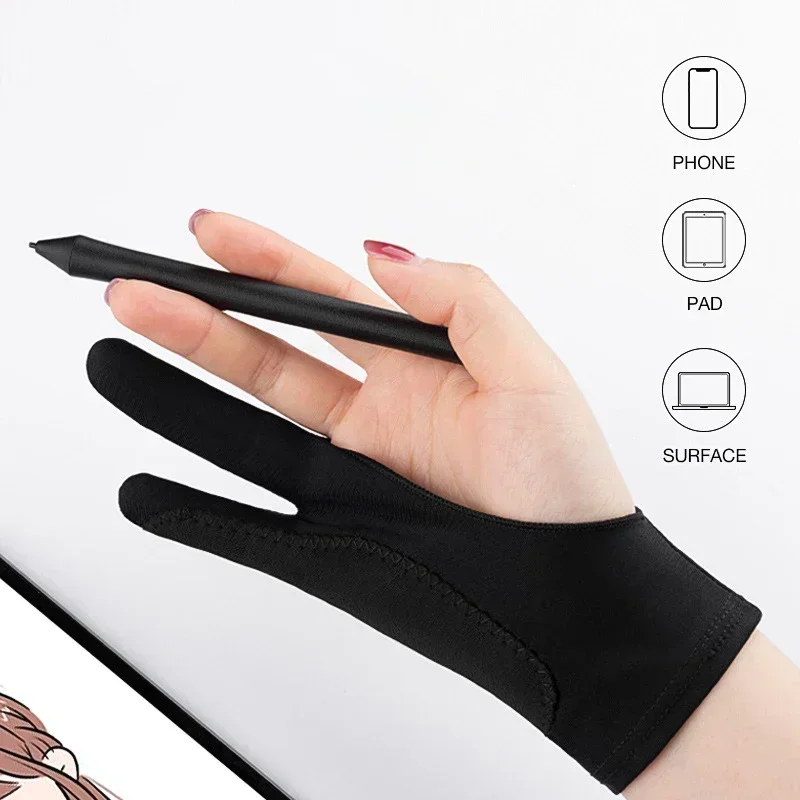 Drawing Glove Artist - S/M/L 두 손가락 그리기 장갑 태블릿