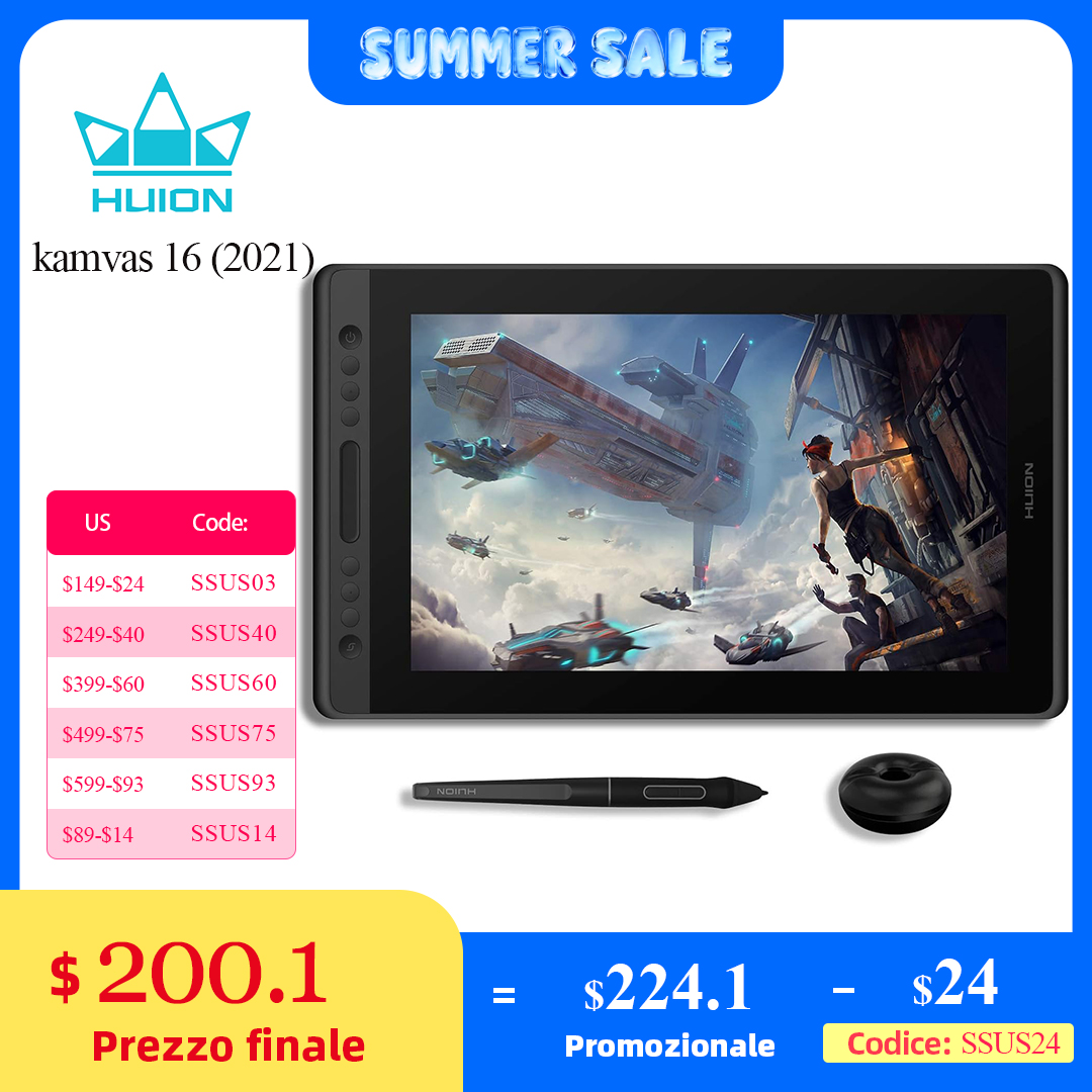 HUION Kamvas 12 11.6인치 드로잉 모니터 - Huion Tablet Accessories 리뷰 및 가격