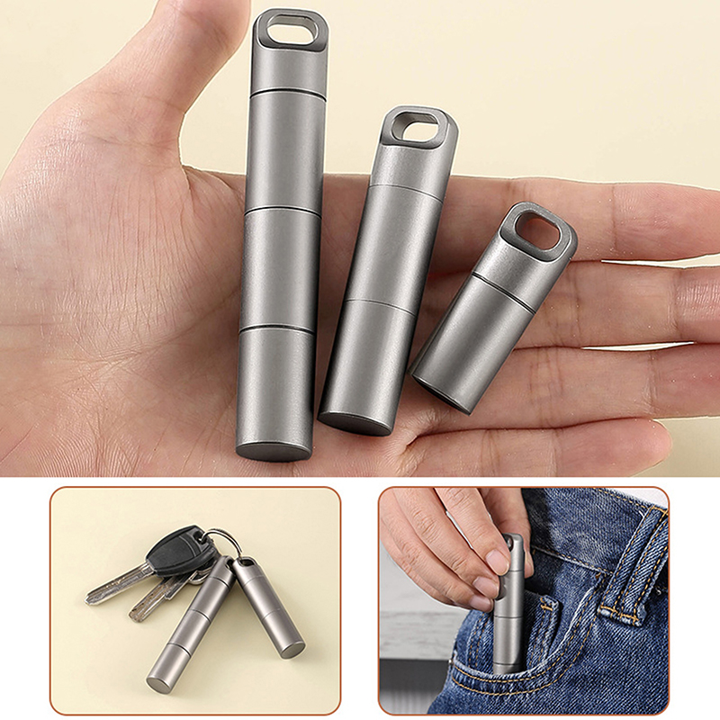 휴대용 미니 알약 상자, 순수 티타늄, 스테인리스 스틸 - Boox Tablet Accessories 리뷰 및 가격