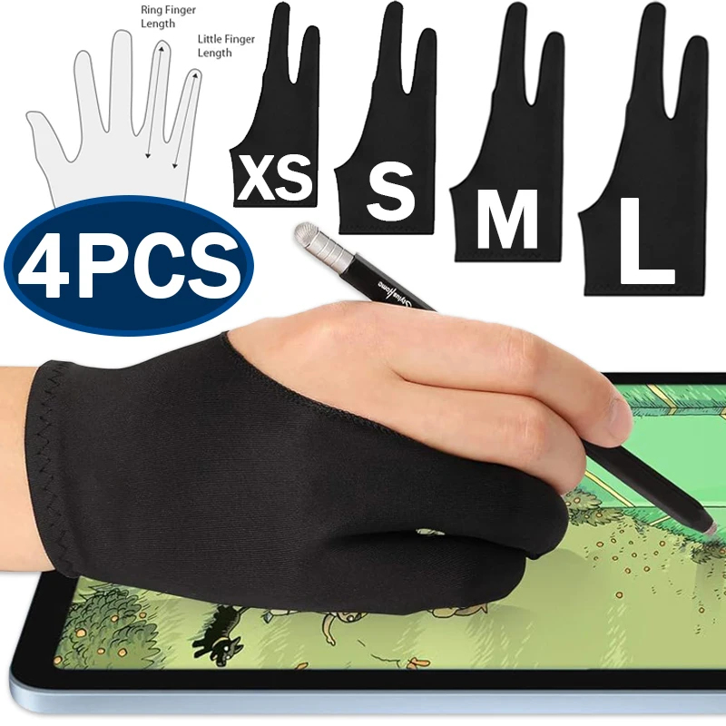 드로잉 글러브 팜 리젝션 투핑거 글러브 (애플 아이패드 - Drawing Glove Artist 리뷰 및 가격