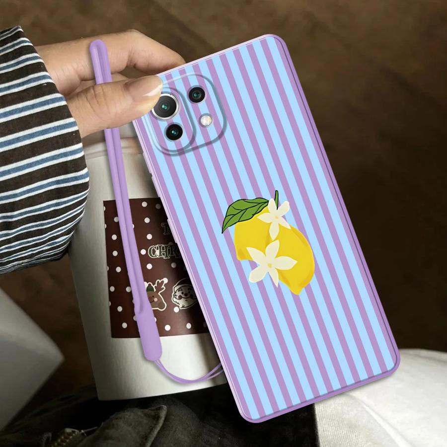 레몬 쿨 스트라이프 패턴 케이스 Xiaomi Mi 11 - Tablet And Accessories Case 리뷰 및 가격