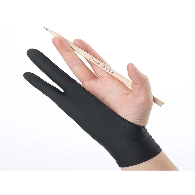 1/2PCS 단일/3겹 2손가락 안티미스터치 페인팅 스 - Drawing Glove Artist 리뷰 및 가격