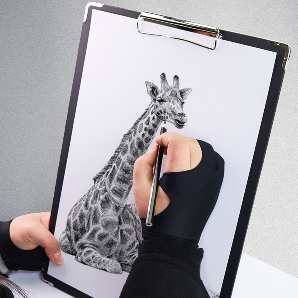2pcs 내구성이 뛰어난 두 손가락 디자인 드로잉 장갑 - Drawing Glove Artist 리뷰 및 가격
