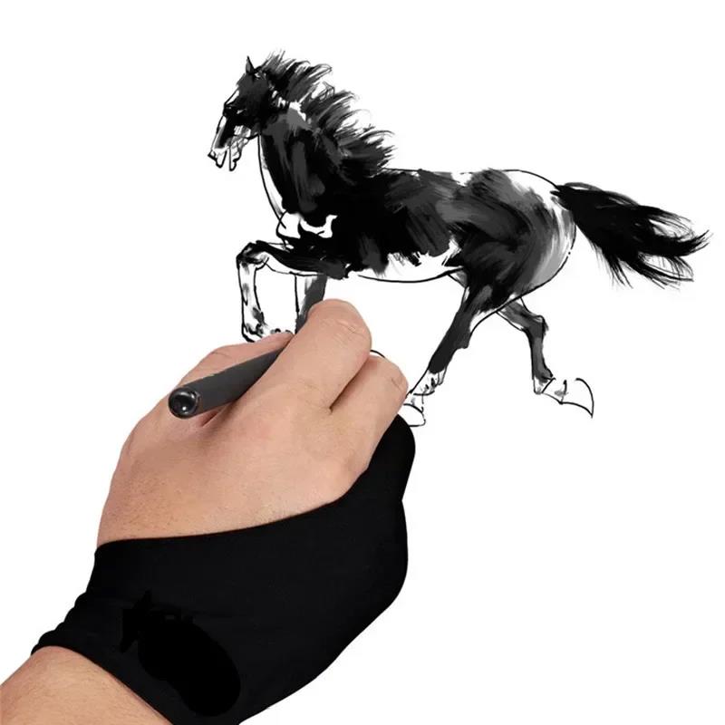 두 손가락 그리기 장갑 팜 안티 터치 태블릿 디지털 보 - Drawing Glove Artist 리뷰 및 가격