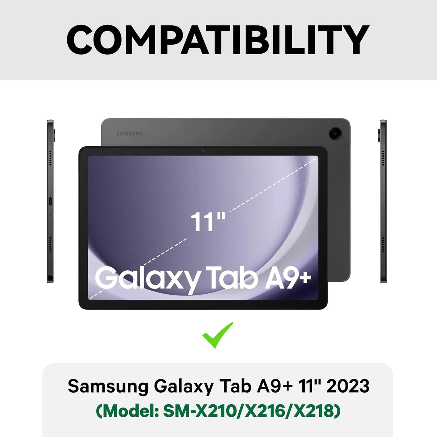 삼성 갤럭시 탭 A9 플러스 A9+ 11인치 SM-X2 - Getac Tablet Accessories 리뷰 및 가격