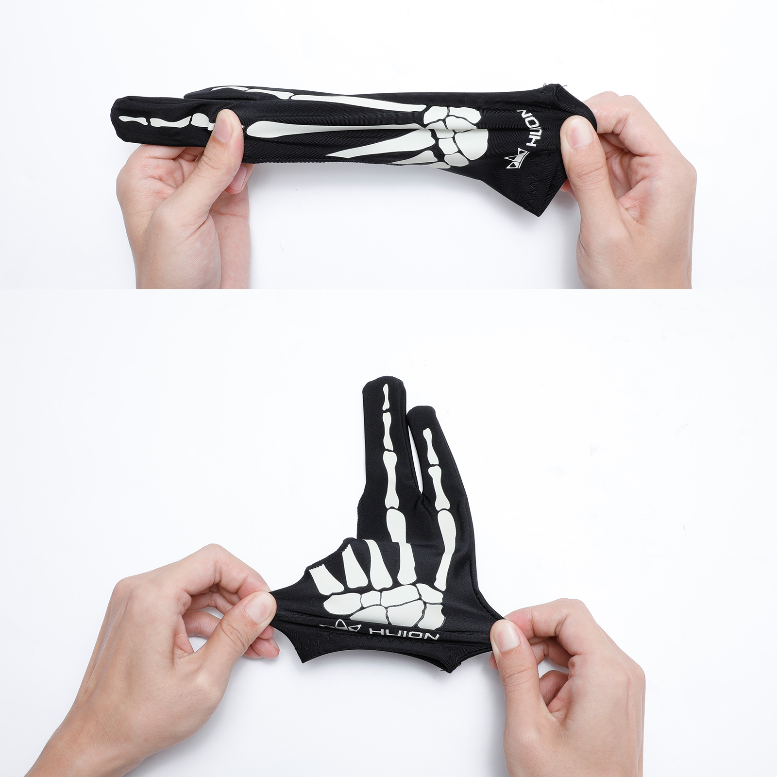 Huion 스켈레톤 장갑 두 손가락 방오 아티스트 장갑 - Drawing Glove Artist 리뷰 및 가격