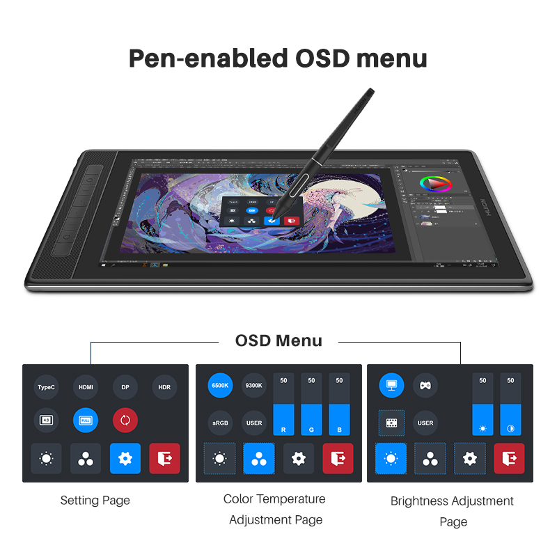 HUION KAMVAS 프로 16 2.5K QHD 드로 - Huion Tablet Accessories 리뷰 및 가격