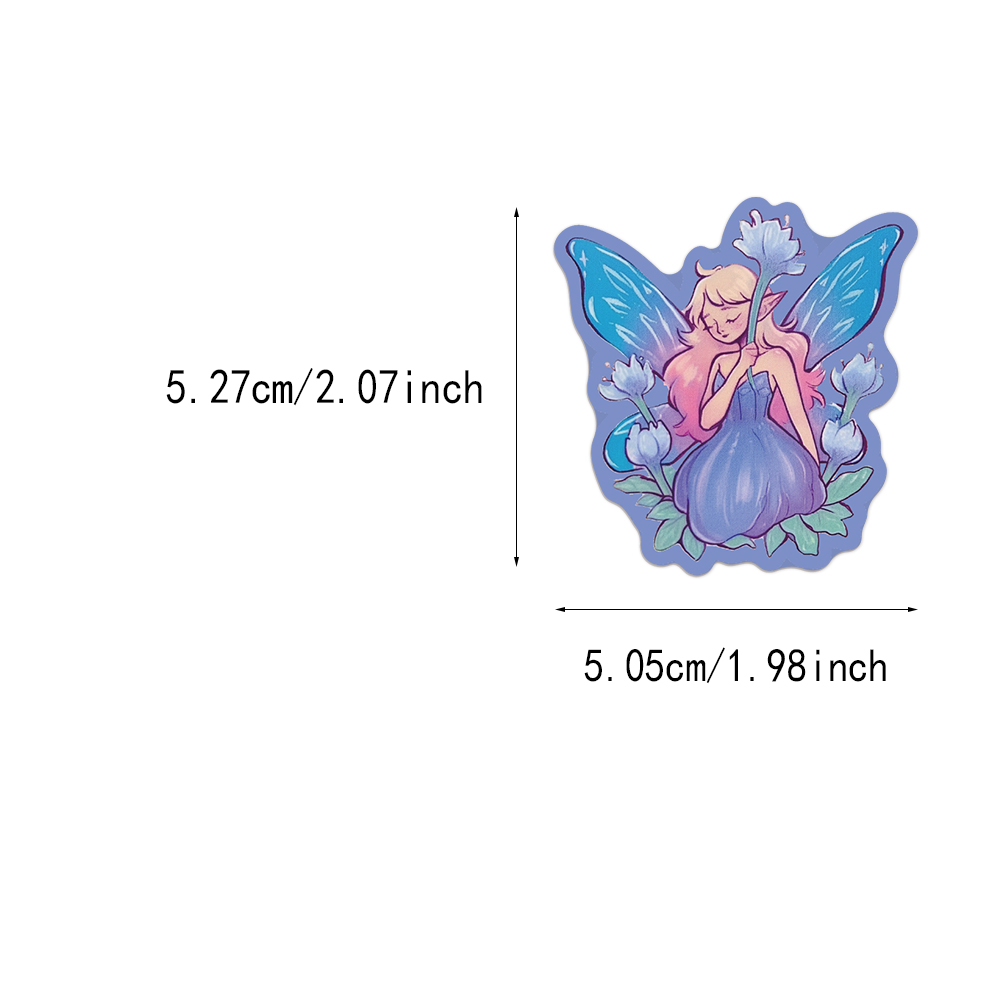 50PCS 꽃 요정 귀여운 만화 스티커 DIY 지갑 스 - Boox Tablet Accessories 리뷰 및 가격