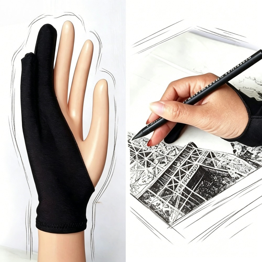 아티스트 투핑거 글러브 드로잉, 스케치, 페인팅용 안티 - Drawing Glove Artist 리뷰 및 가격