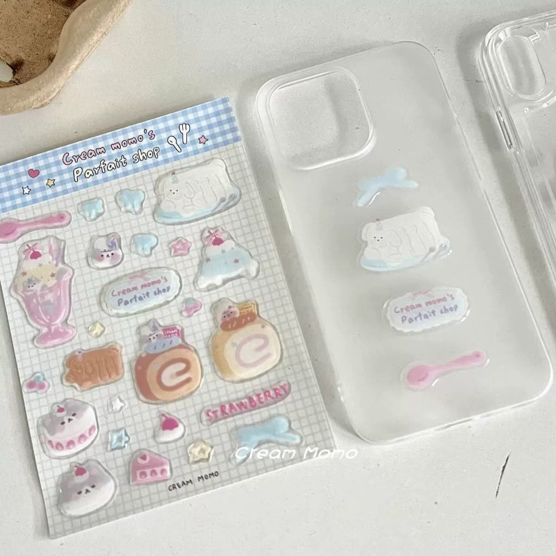 귀여운 만화 스위티 고양이 젤리 릴리프 스티커 소녀풍  - Boox Tablet Accessories 리뷰 및 가격