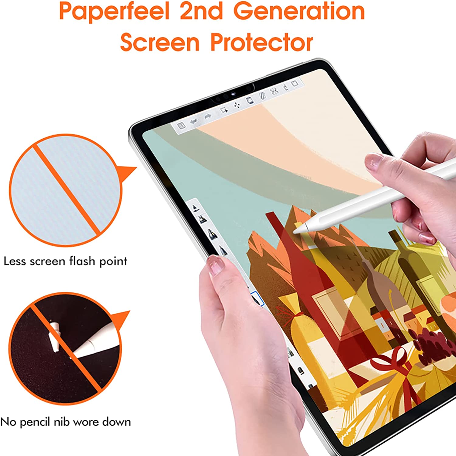 종이 느낌 화면 보호기 필름 Xiaomi Mi Pad  - Tcl Tablet Accessories 리뷰 및 가격
