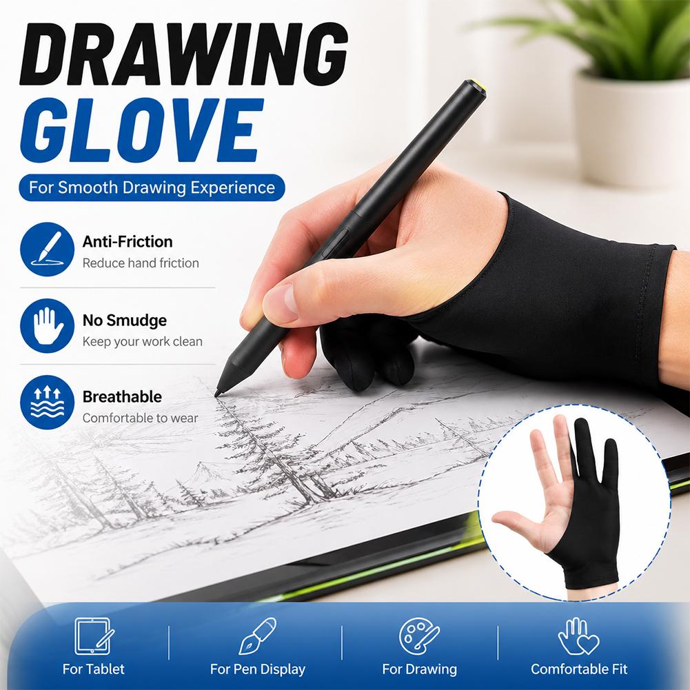 드로잉 장갑 안티 터치 스크린 아티스트 장갑 통기성 탄 - Drawing Glove Artist 리뷰 및 가격