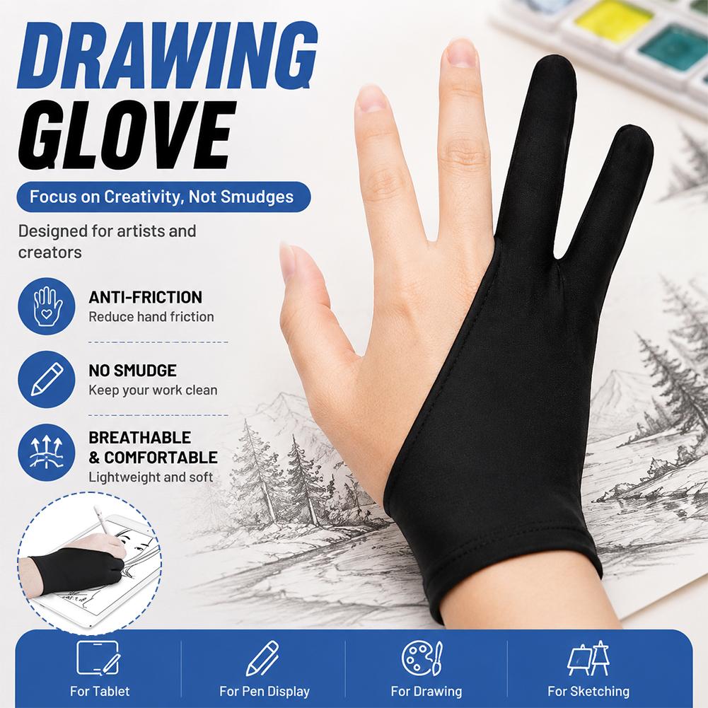 드로잉 장갑 안티 터치 스크린 아티스트 장갑 통기성 탄 - Drawing Glove Artist 리뷰 및 가격